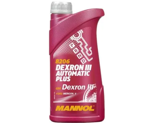 Трансмиссионное масло Mannol DEXRON III AUTOMATIC PLUS 1л (MN8206-1)