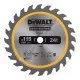Диск пильний DeWALT універсальний, 115 х 9.5 мм, 24z, TCT, 5000 об/хв (DT20420)