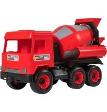 Спецтехника Tigres Авто "Middle truck" бетоносмеситель (красный) в коробке (39489)