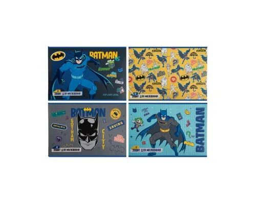 Альбом для малювання Kite DC Comics, 12 аркушів (DC23-241)