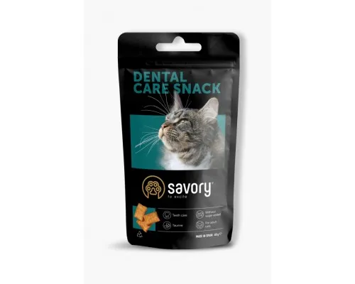 Лакомство для котов Savory Snack Dental Care 60 г (подушечки для гигиены зубов) (4820232631478)