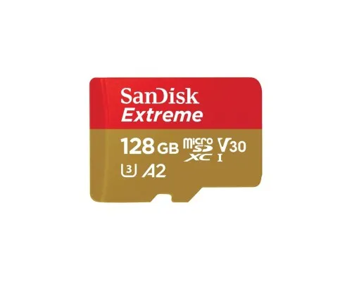 Карта памяті SanDisk 128GB microSD class 10 UHS-I U3 Extreme For Mobile Gaming (SDSQXAA-128G-GN6GN)