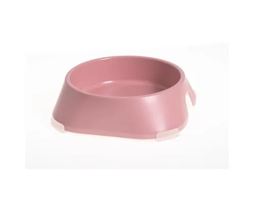 Посуд для собак Fiboo Миска без антиковзких накладок L рожева (FIB0158)