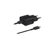 Зарядний пристрій Samsung 25W Power Adapter (w C to C Cable) Black (EP-T2510XBEGEU)