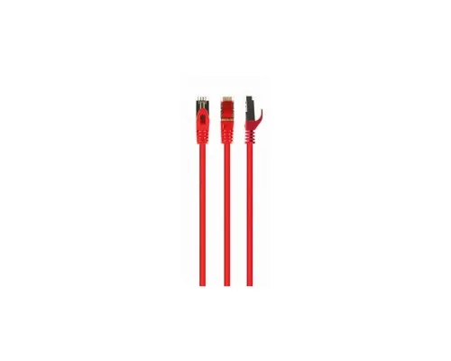 Патч-корд 10м S/FTP Cat 6A CU LSZH red Cablexpert (PP6A-LSZHCU-R-10M)