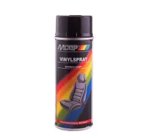 Аэрозольная краска для автомобиля Motip для покраски кожи черная 400мл (4066)
