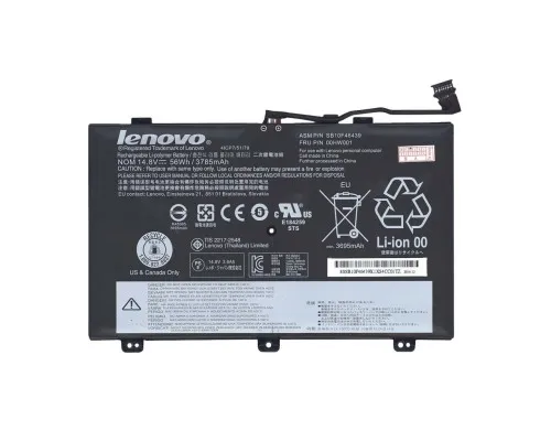 Акумулятор до ноутбука Lenovo ThinkPad S3 Yoga SB10F46439 , 3785mAh (56Wh), 4cell, 14.8V, Li-ion (A47849)