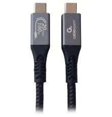 Дата кабель USB-C to USB-C 0.5m USB3.2 Gen2*2 20Gbps/100W(20V5A)/4K60Hz Cablexpert (CCBP-USB3-CMCM100-0.5M)