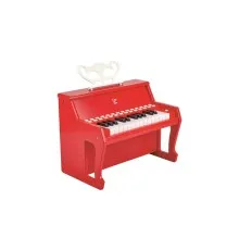 Музыкальная игрушка Hape Детское пианино 25 клавиш с подсветкой красный (E0628)