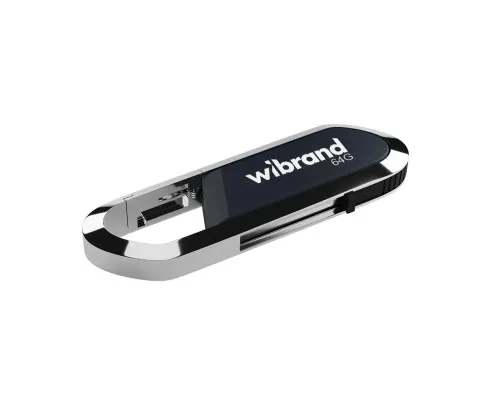 USB флеш накопичувач Wibrand 64GB Aligator Grey USB 2.0 (WI2.0/AL64U7G)