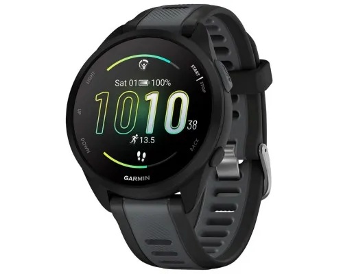 Смарт-часы Garmin Forerunner 165 Music, Black/Slate Grey, GPS (010-02863-30)