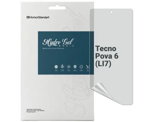 Плівка захисна Armorstandart Matte Tecno Pova 6 (LI7) (ARM78165)