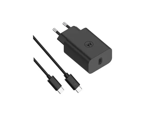 Зарядний пристрій Motorola 30W USB-C + cable 1m C-C (SJMC302) (1060546)