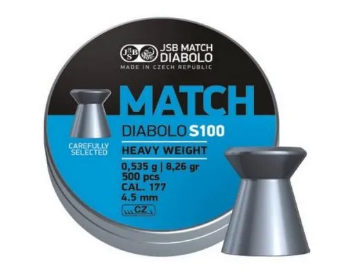 Пульки JSB Match Diablo S 100 500 шт. (000025-500)