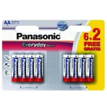 Батарейка Panasonic AA EVERYDAY POWER * 8 (LR6REE/8B2F)