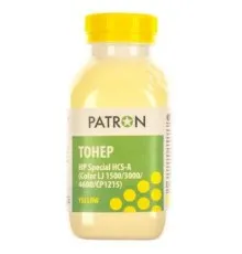 Тонер HP CLJ 1500/3000/4600/CP1215) YELLOW 50г Patron (HCS-A-Y-050)