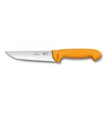 Кухонный нож Victorinox Swibo, Butcher, широкий, оранжевый, 18 см (5.8421.18)