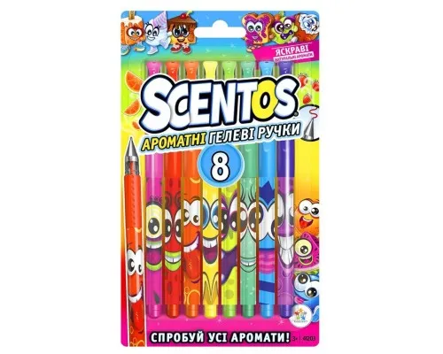 Набор для творчества Scentos Ароматные гелевые ручки ФЕЕРИЯ АРОМАТОВ 8 цв (41203)