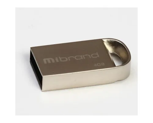 USB флеш накопитель Mibrand 4GB lynx Silver USB 2.0 (MI2.0/LY4M2S)