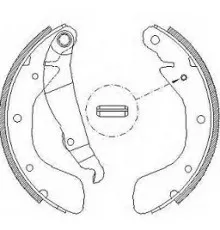 Гальмівні колодки Bosch 0 986 487 792