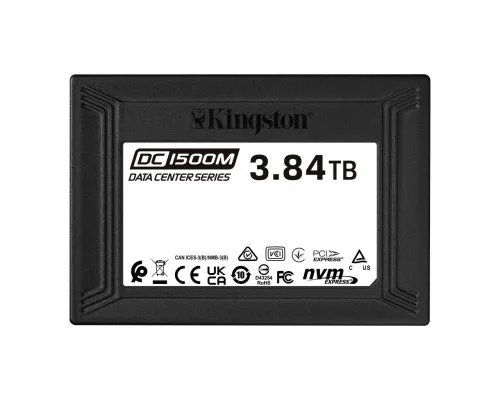 Накопичувач SSD U.2 2.5 3.84TB Kingston (SEDC1500M/3840G)