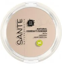 Пудра для обличчя Sante Natural Compact Powder 01 - Cool Ivory 9 г (4025089085379)