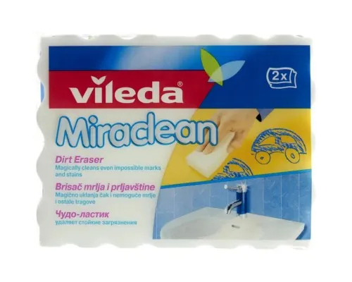 Губки кухонные Vileda Miraclean меламиновые 2 шт. (4023103144439)