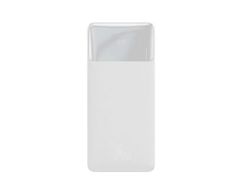 Батарея универсальная Baseus Bipow 20000mAh, 15W, USB-C/3A, 2*USB-A/3A(max.), white (PPDML-J02)