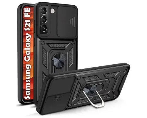 Чохол до мобільного телефона BeCover Military Samsung Galaxy S21 FE SM-G990 Black (707364)