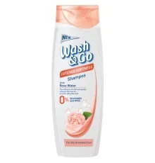 Шампунь Wash&Go с розовой водой для сухих и поврежденных волос 200 мл (8008970051116)