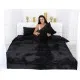 Постільна білизна MirSon Велюр Winter Frost 28-0007 Black Velvet Сімейний (2200004000503)