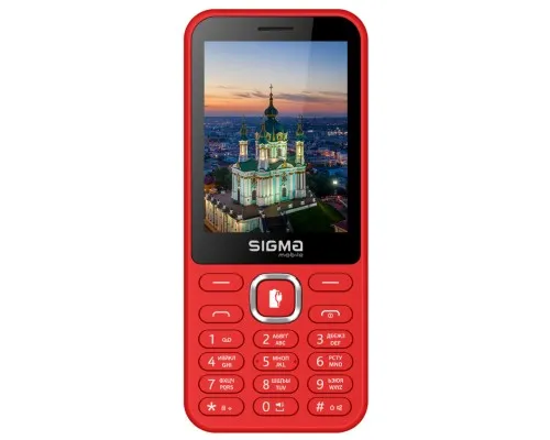 Мобильный телефон Sigma X-style 31 Power Type-C Red (4827798855058)