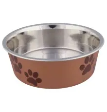 Посуд для собак Trixie Миска металева 300 мл/12 см (кольори в асортименті) (4011905252414)