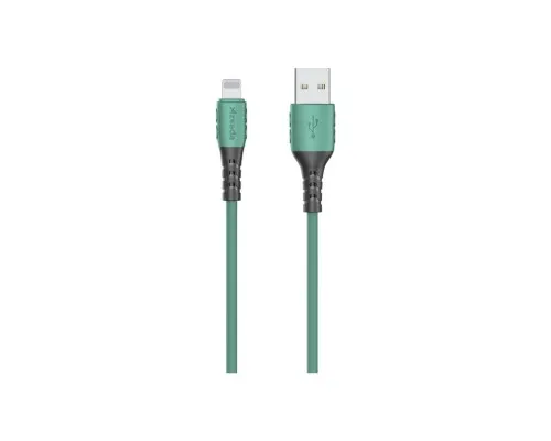 Дата кабель USB 2.0 AM to Lightning 1.0m PD-B51i Green Proda (PD-B51i-GR)