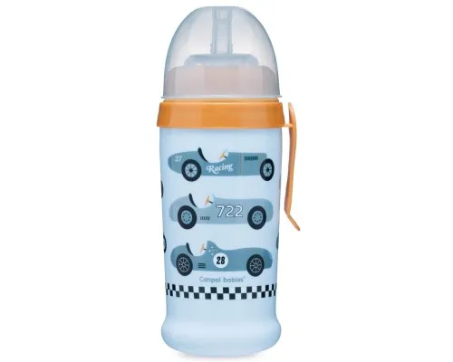 Поильник-непроливайка Canpol babies Racing Светло-синий 350 мл (56/516_blul)