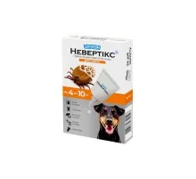 Краплі для тварин SUPERIUM Nevertix Протикліщові для собак від 4 до 10 кг (9137)
