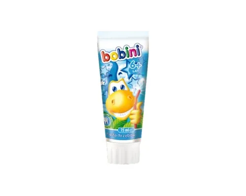 Детская зубная паста Bobini Kids Mint Bubble Gum от 6 лет 75 мл (5900465240032)