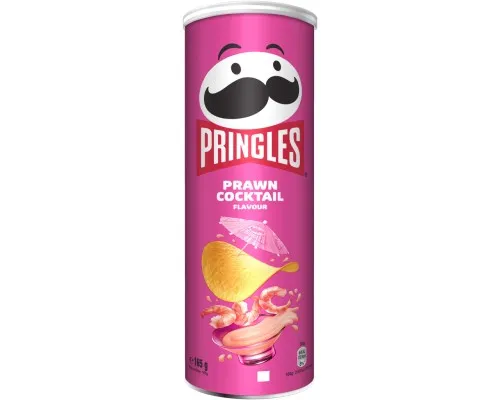 Чипсы Pringles Prawn Coctail Коктейль из креветок 165 г (5053990158034)