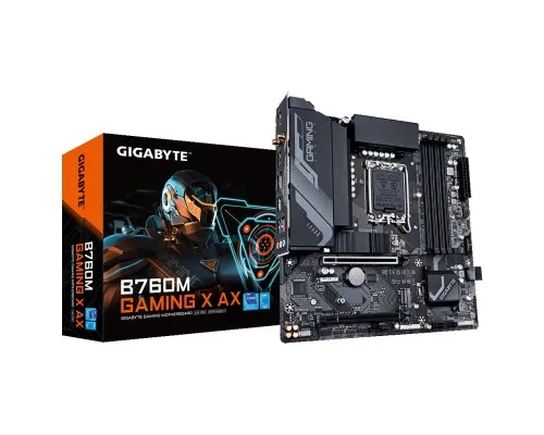 Материнська плата GIGABYTE B760M GAMING X AX