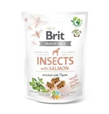Лакомство для собак Brit Care Dog Crunchy Cracker Insects насекомые, лосось и чабрец 200 г (8595602551491)