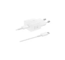 Зарядний пристрій Samsung 25W Power Adapter (w C to C Cable) White (EP-T2510XWEGEU)