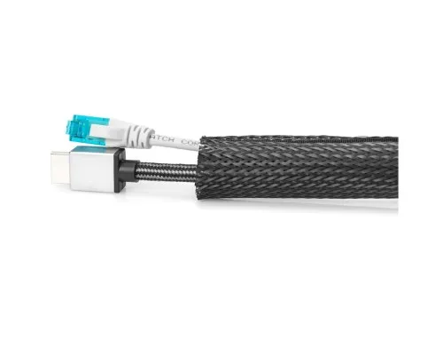 Тримач для кабелю Digitus Cable Tube, 2m, black (DA-90507)