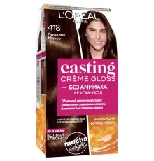 Фарба для волосся L'Oreal Paris Casting Creme Gloss 418 - Праліне Мокко 120 мл (3600523979684)