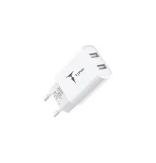 Зарядное устройство T-Phox TC-224 Pocket Dual USB White (TC-224 (W))
