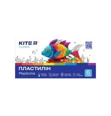 Пластилин Kite Classic восковой 6 цветов, 120 г (K-081)
