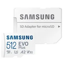 Карта пам'яті Samsung 512GB microSDXC calss 10 UHS-I V30 EVO (MB-MC512KA/EU)
