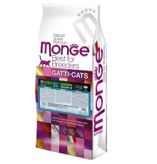 Сухий корм для кішок Monge Cat Bwild Grain Free Sterilised Тунець 10 кг (8009470005197)