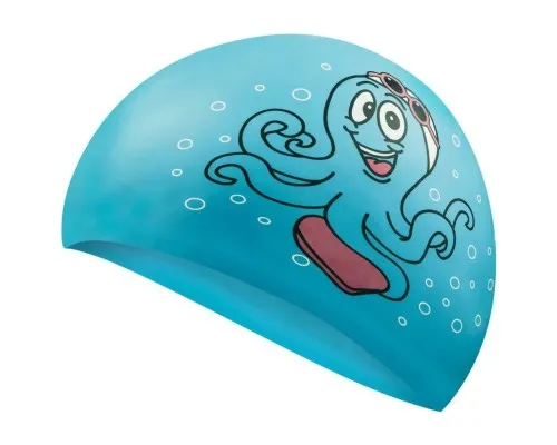 Шапка для плавания Aqua Speed Kiddie 142-Octopus 7216 блакитний Діт OSFM (5908217672162)
