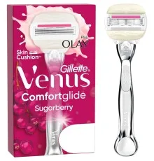 Бритва Gillette Venus Comfortglide Sugarberry Plus Olay з 1 змінним картриджем (8700216130516)