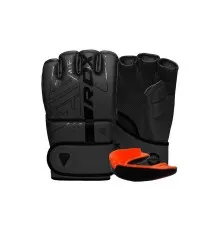 Рукавички для MMA RDX F6 Kara Matte Black L (GGR-F6MB-L)